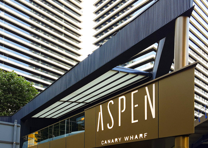 Terrace Awning extended in Canary Wharf by Morco
