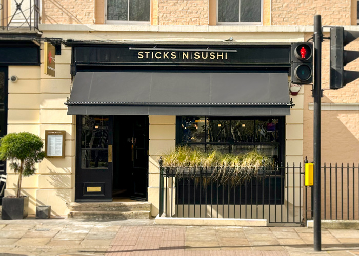 Bespoke Awning Sticks n' Sushi