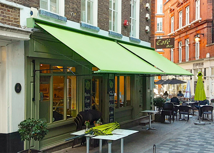 Bespoke Awnings for Morris Café