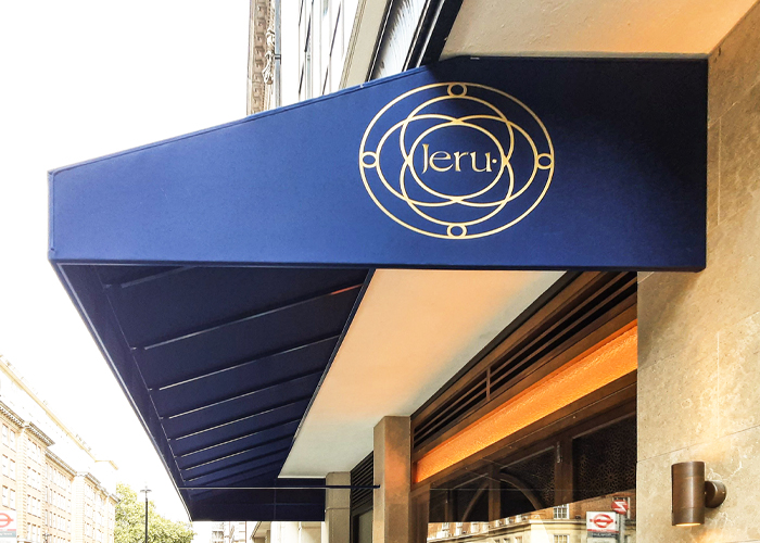 Bespoke Canopy for Jeru entrance