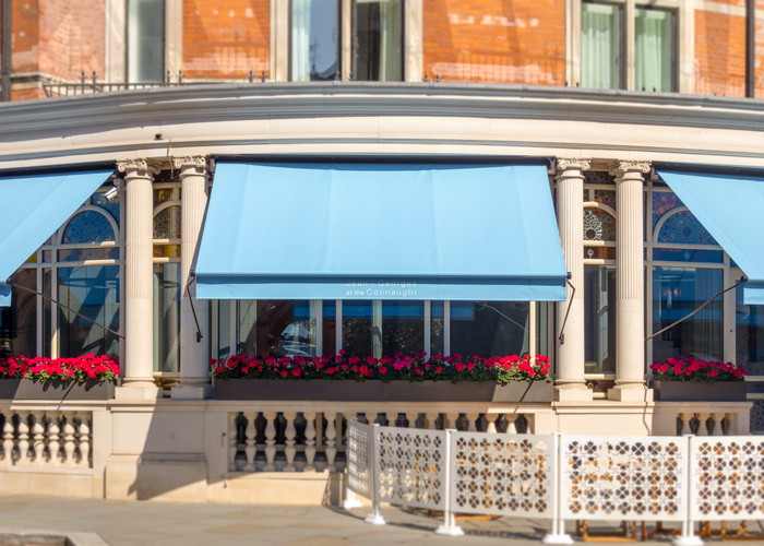 Blue Awnings The Connaught Hotel