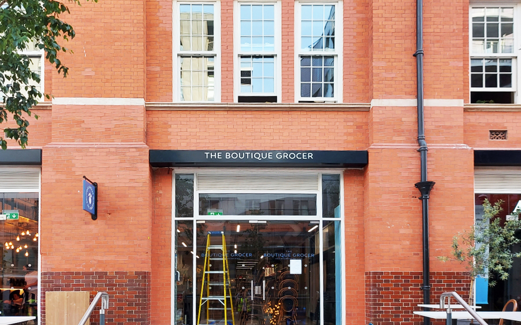 SQ2 awnings Boutique Grocer
