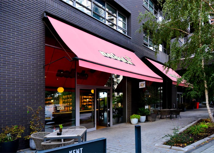 Branded Awning at Nebula