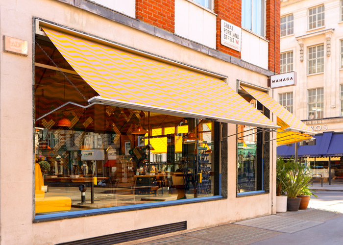 Branded Awnings Wahaca Great Portland