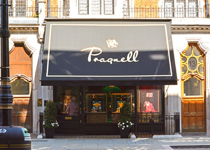Branded Awnings for Pragnell.