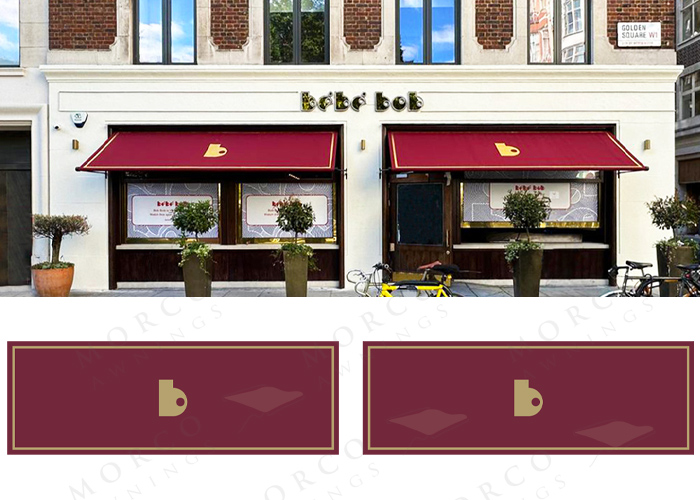 Branded Comercial Awning Bob Bob Folie