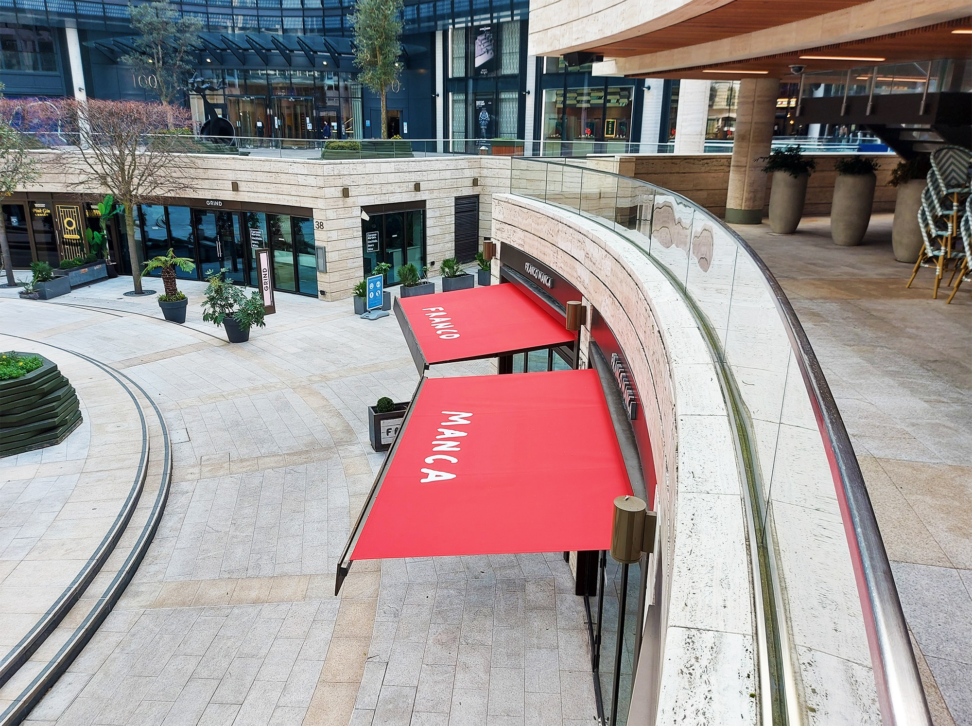 Awnings Broadgate Circle