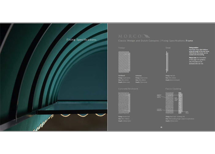Brochure Technical Drawings Manufacturer