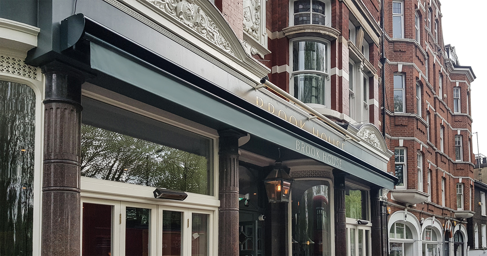 This  Classic commercial awning at Brook House 
