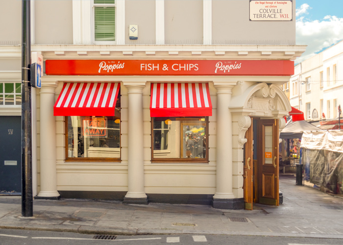 Cafe Canopies Poppies