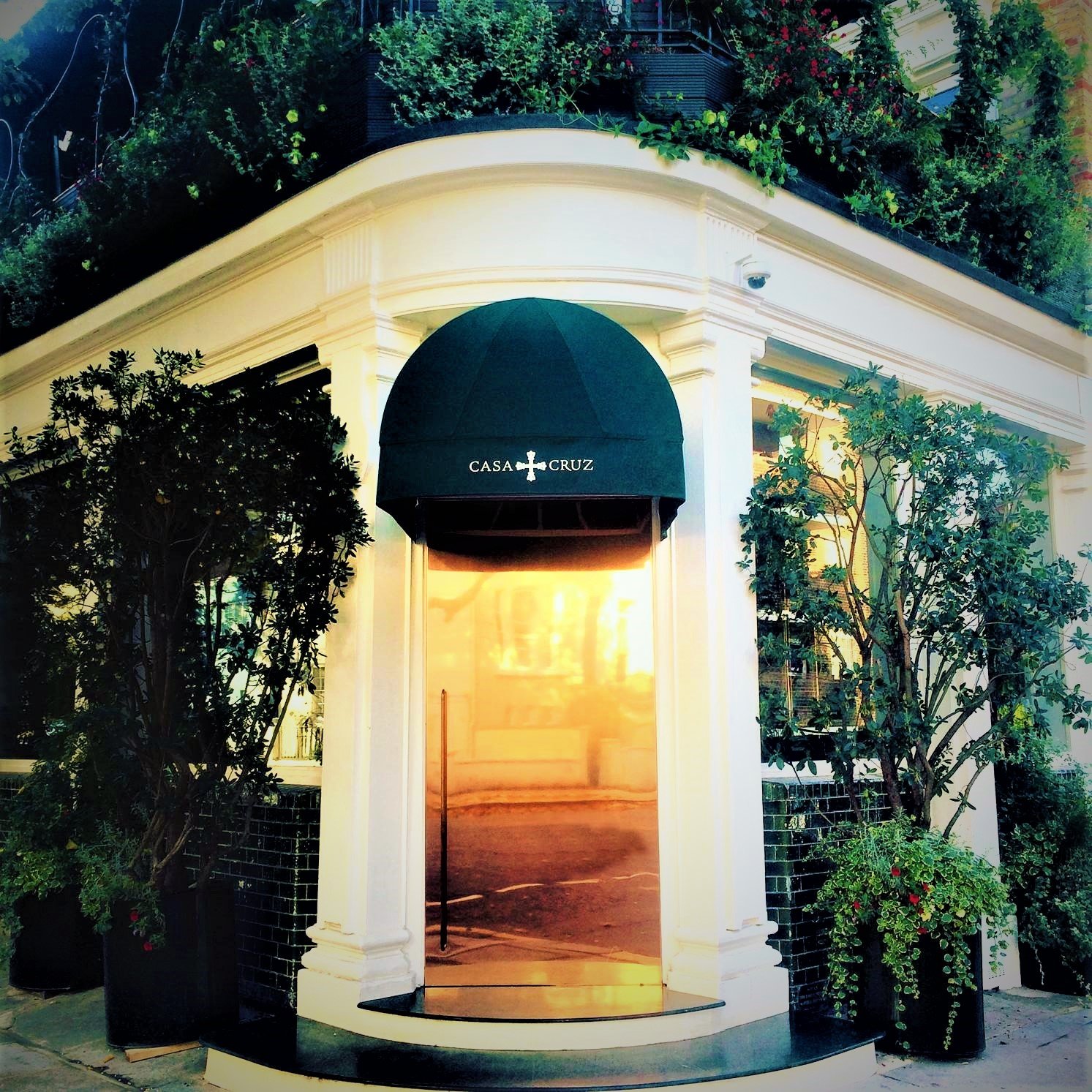 Bespoke entrance canopy casa cruz