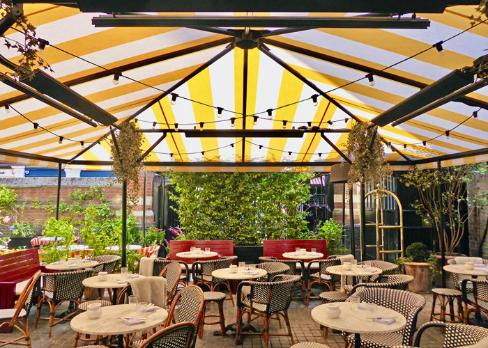 Parisian Fixed Roof Terrace Awning