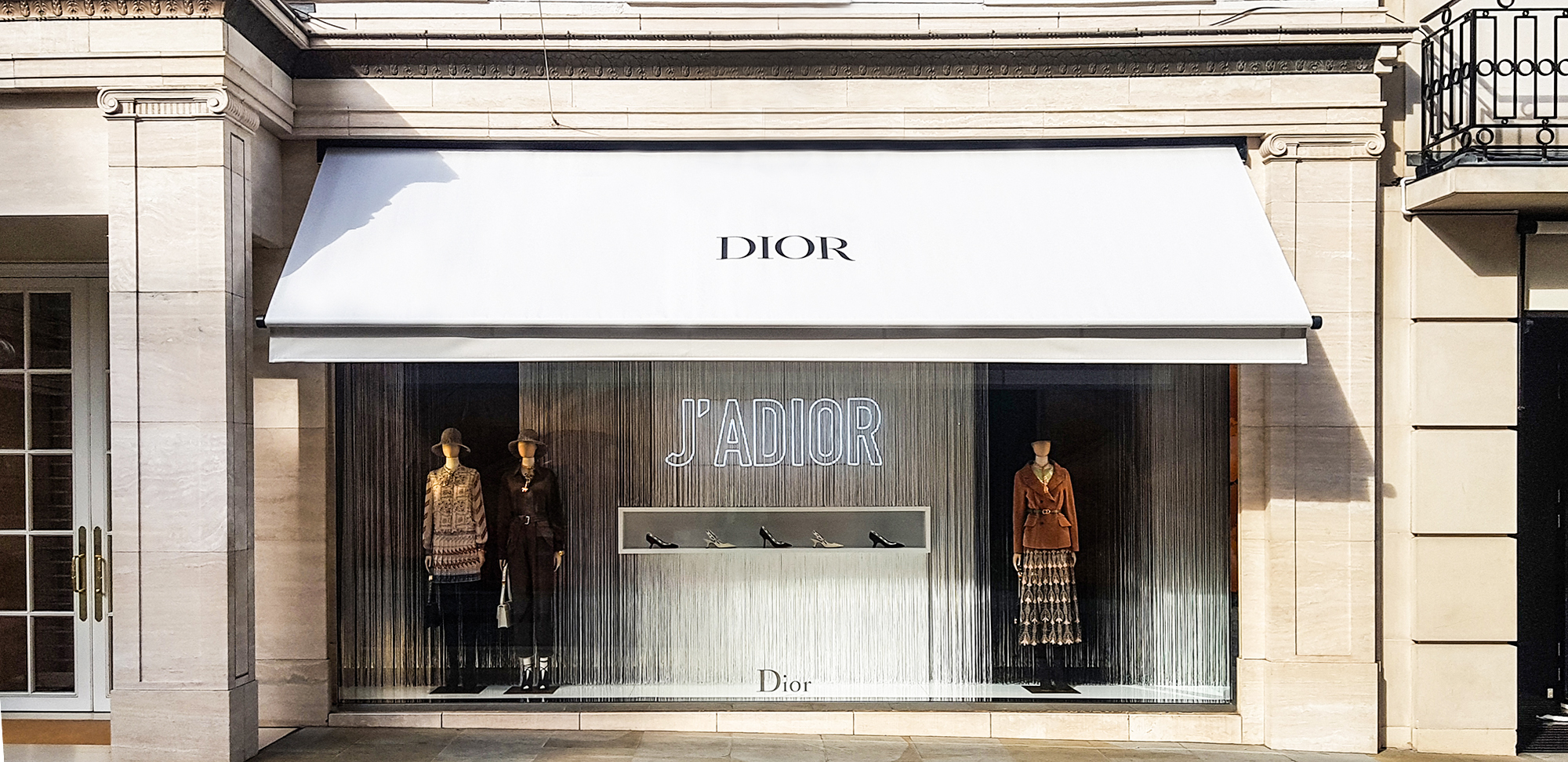 Greenwich awning for DIOR
