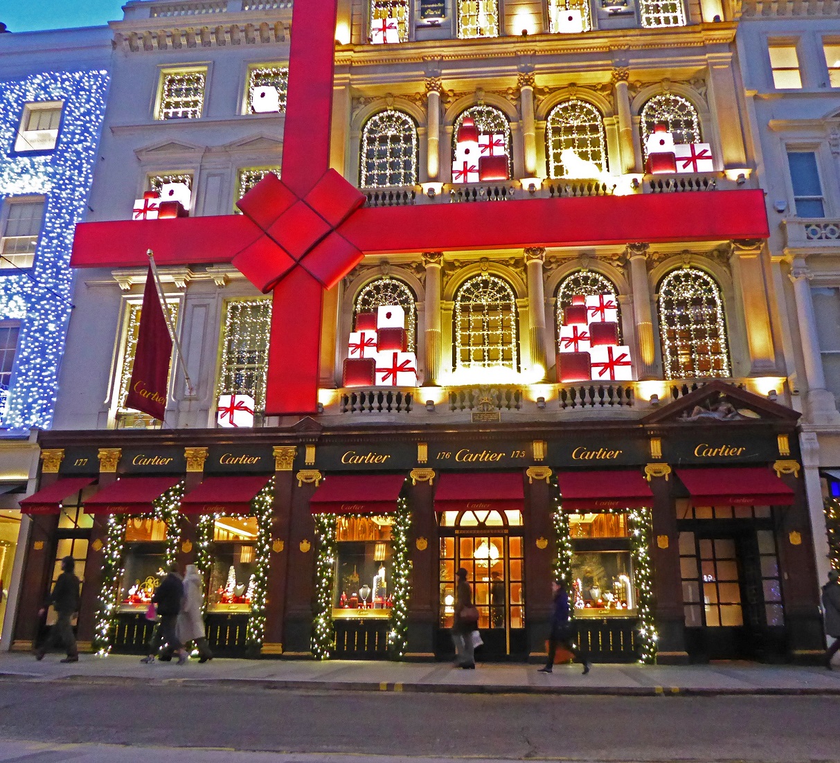 Awnings at Christmas