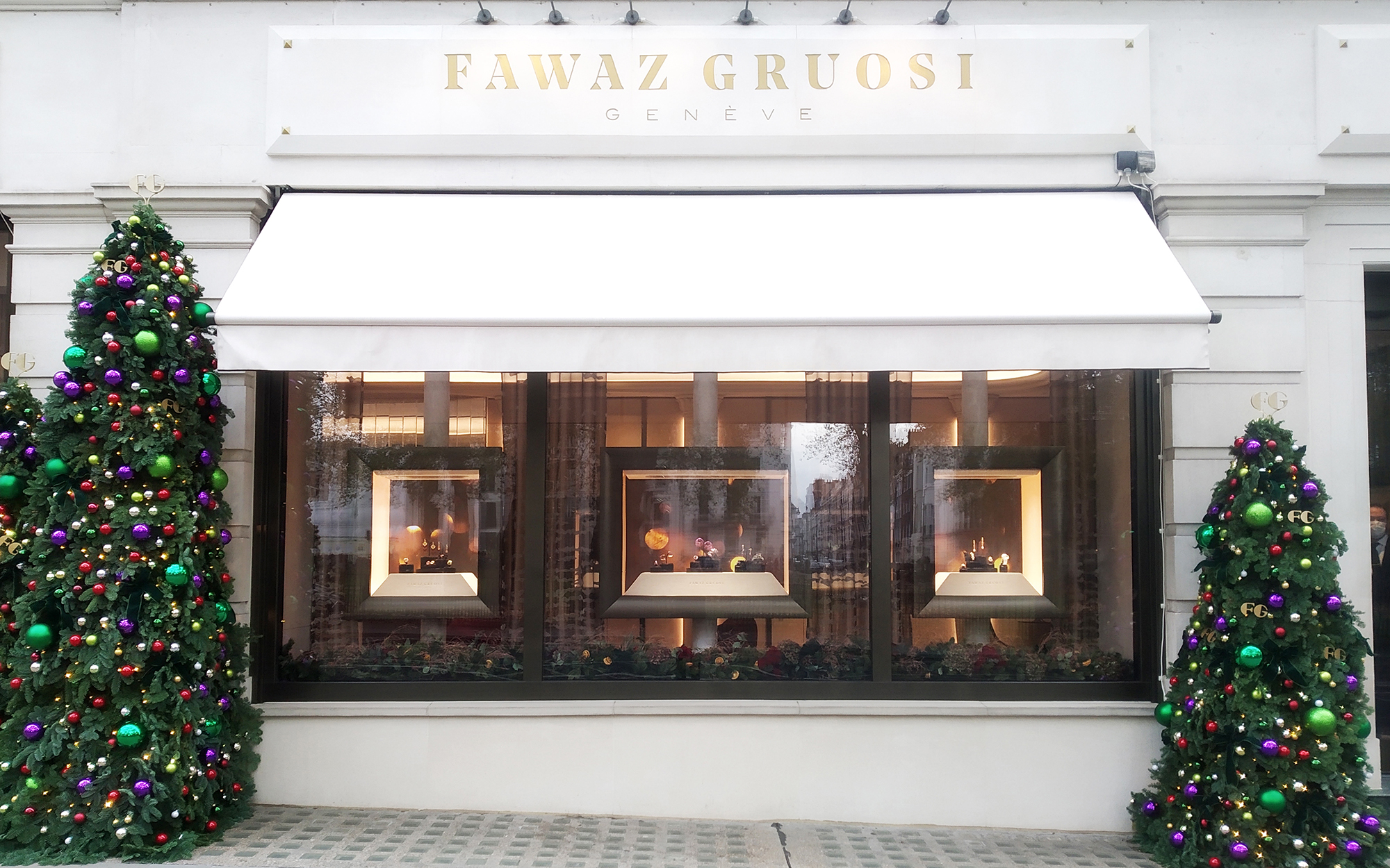 Awnings at Christmas