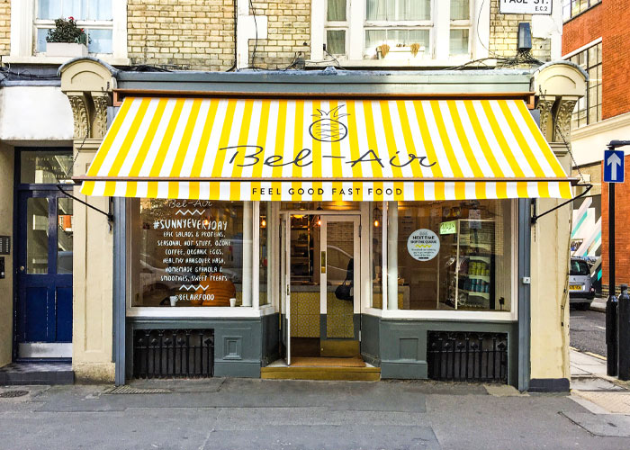  Colorful Striped Awning