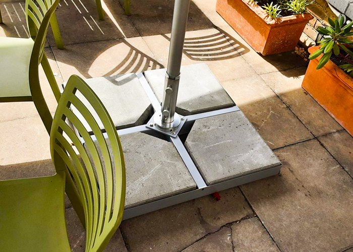 Concrete Base for Parasols