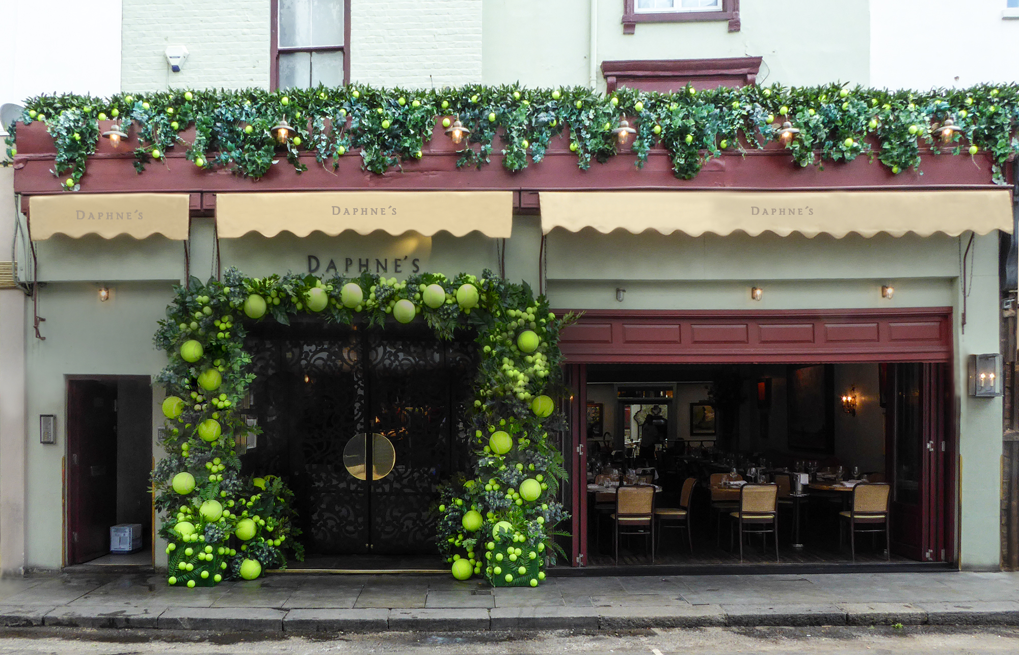 Victorian awning Daphne's