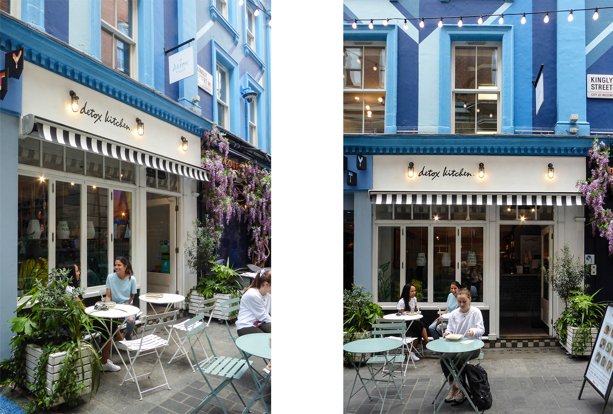 Classic awning Detox Kitchen