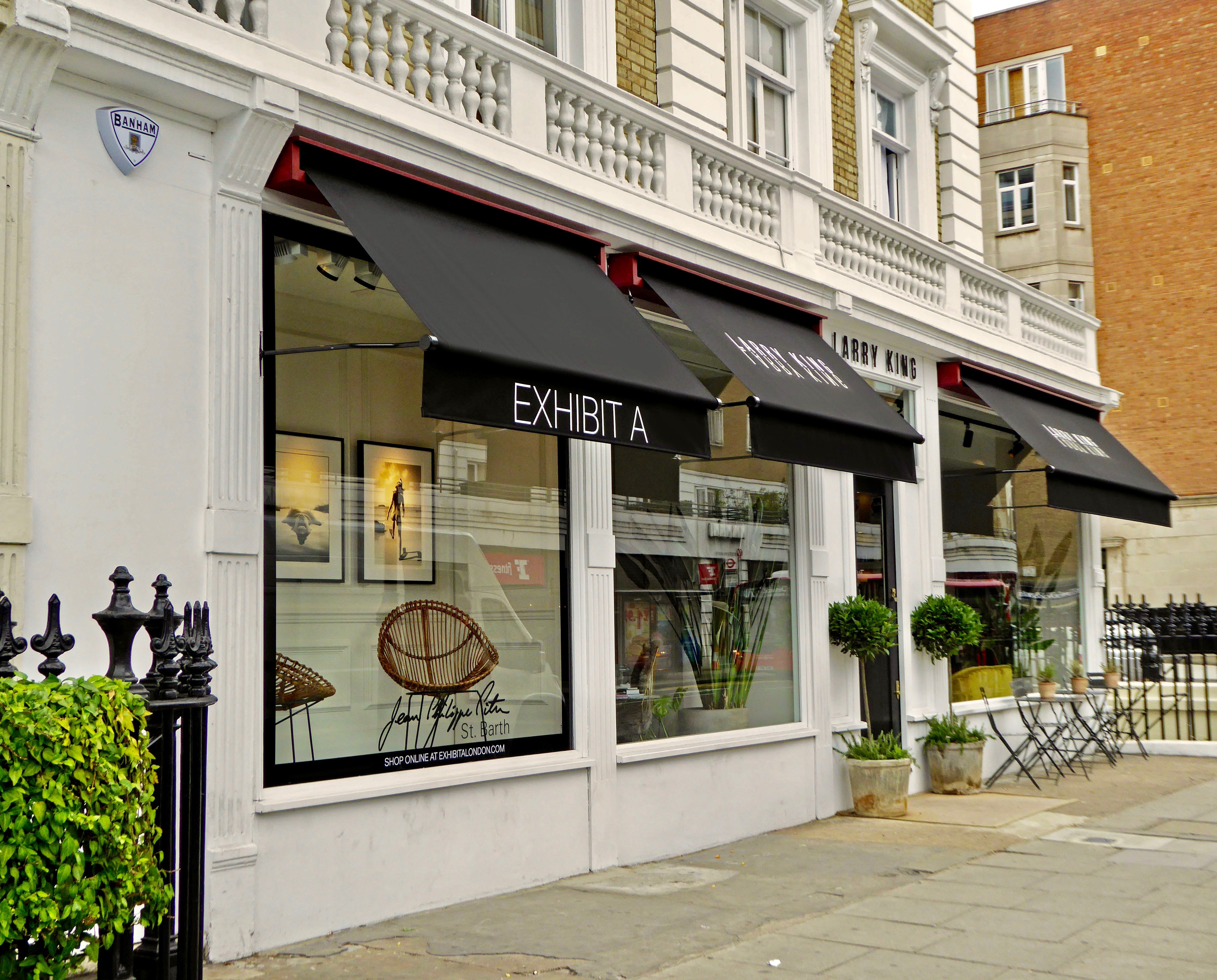Greenwich awnings at Exhibit A