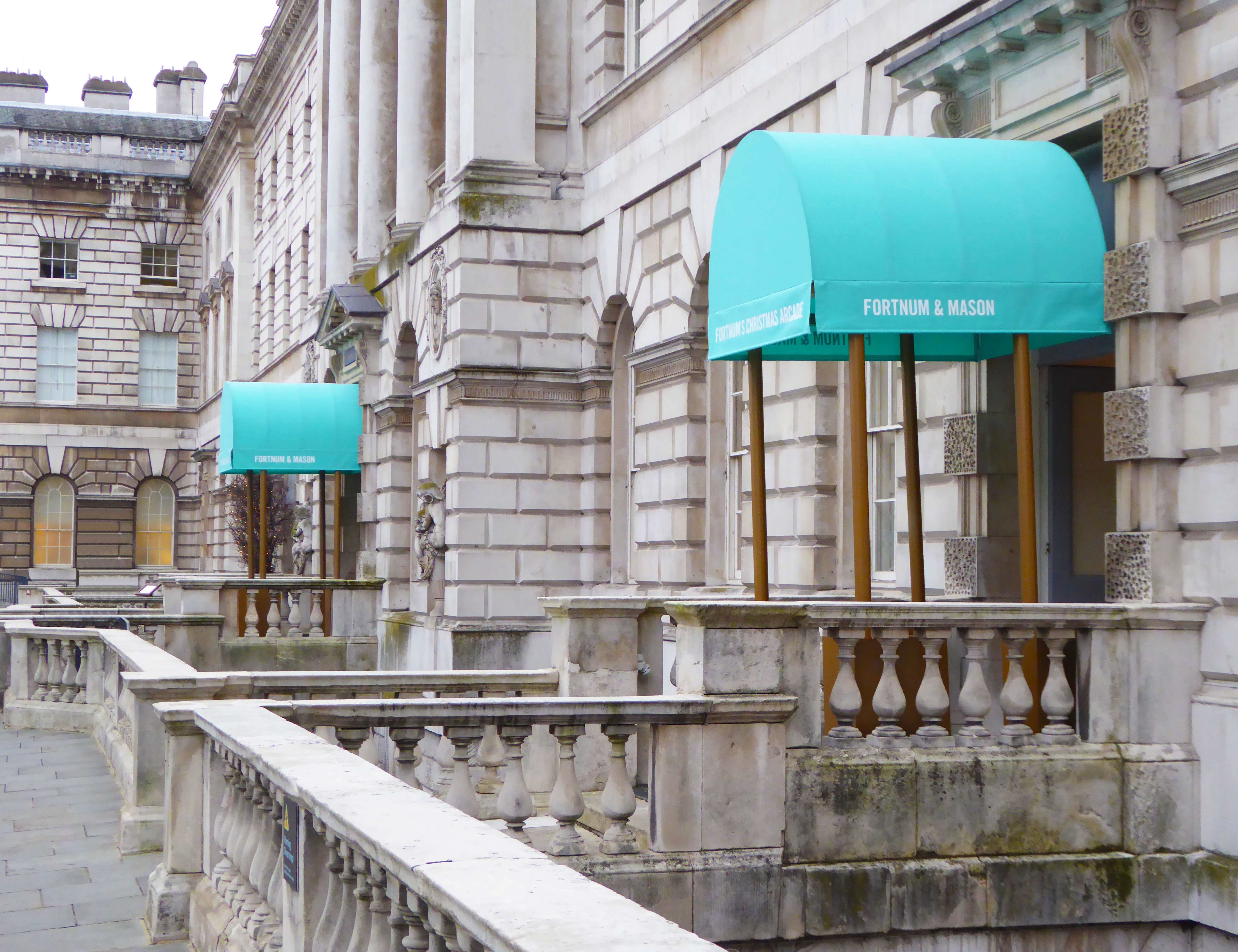 Entrance canopy Fortnum and mason