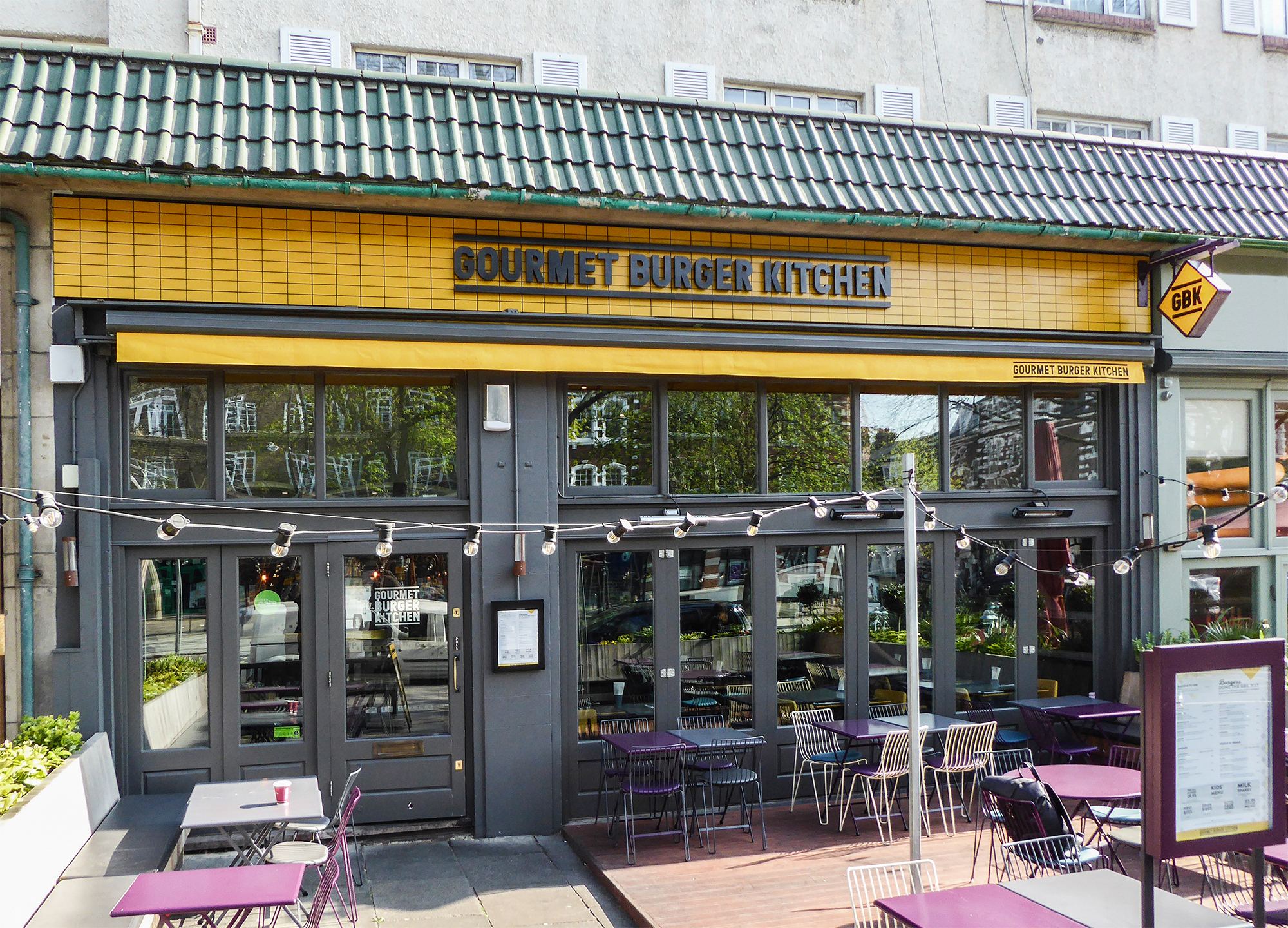 Signature awning at GBK