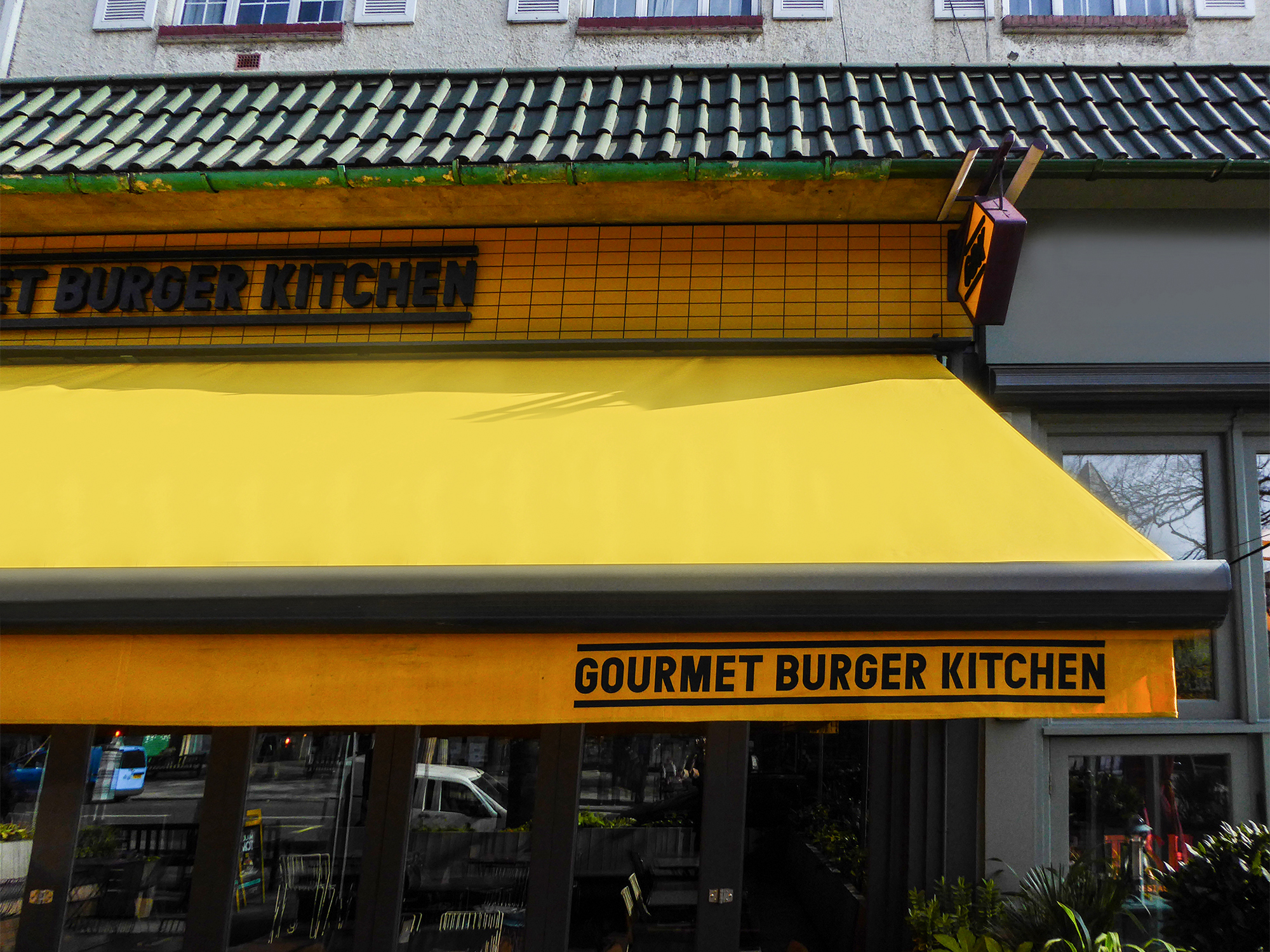 Signature awning at GBK