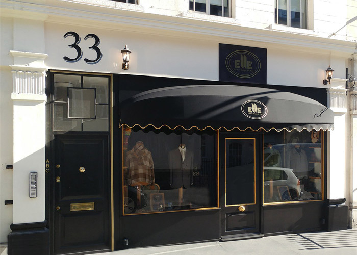 Gold Leaf Branding Canopy for Elle