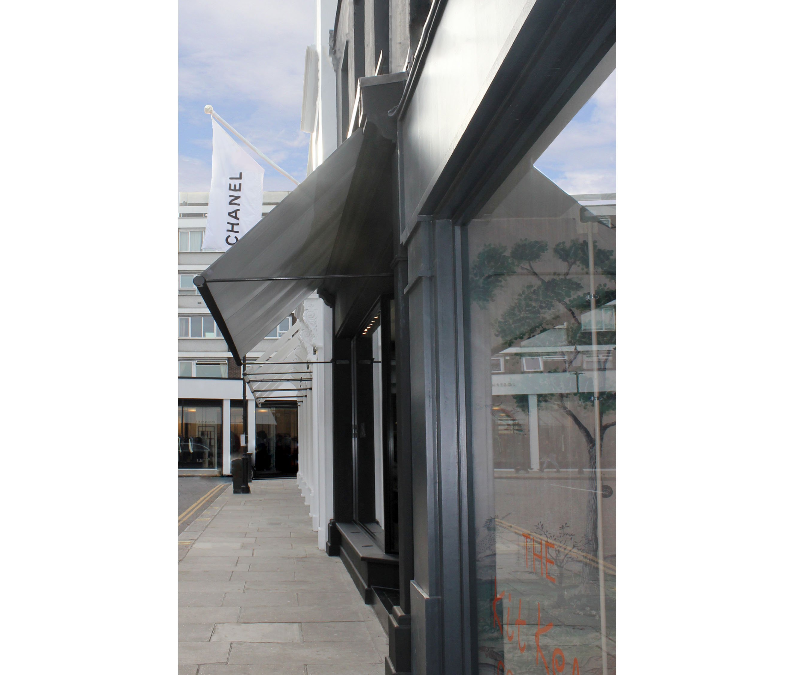 Greenwich awnings, Chanel