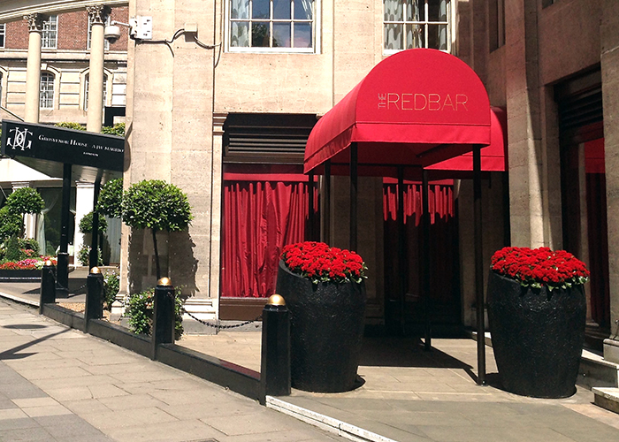  Branded Canopy Grosvenor Red Bar