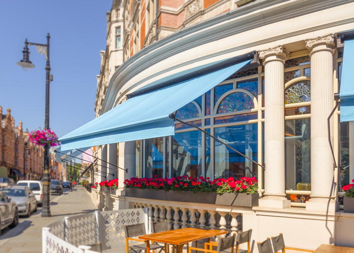 Handmade Awnings The Connaught Hotel