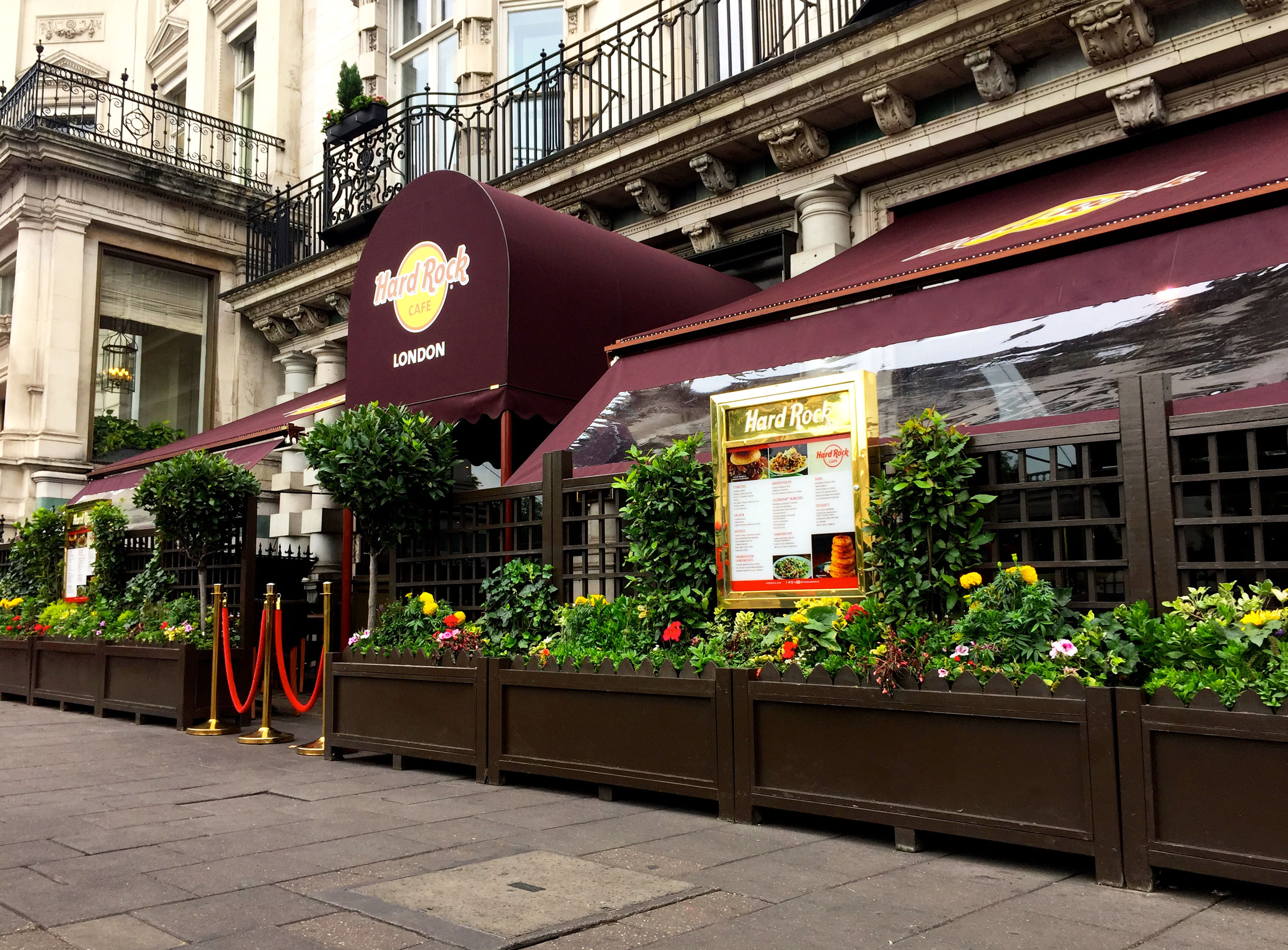 Entrance canopy Hard Rock Cafe