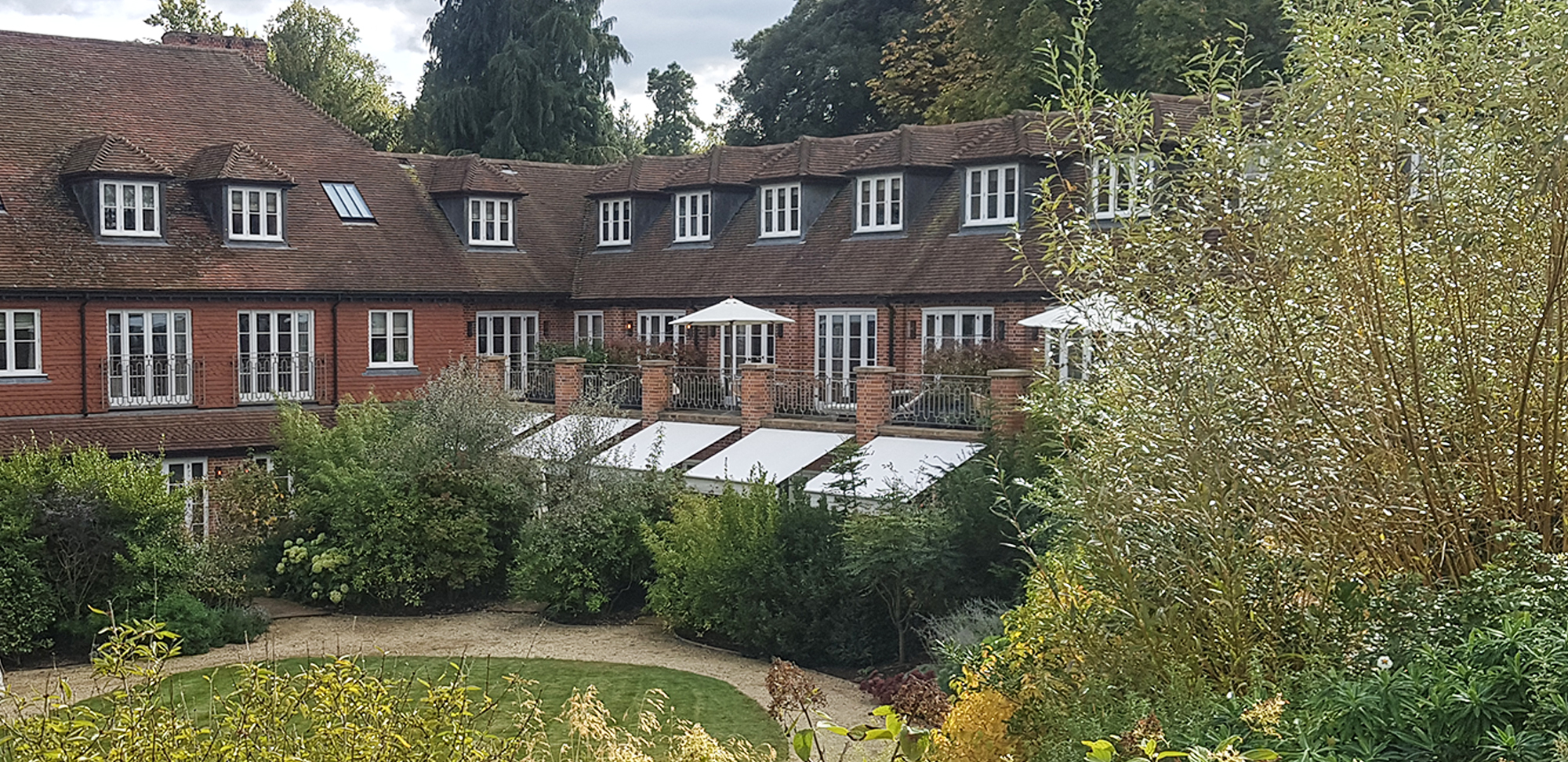 Greenwich awning Heckfield Place