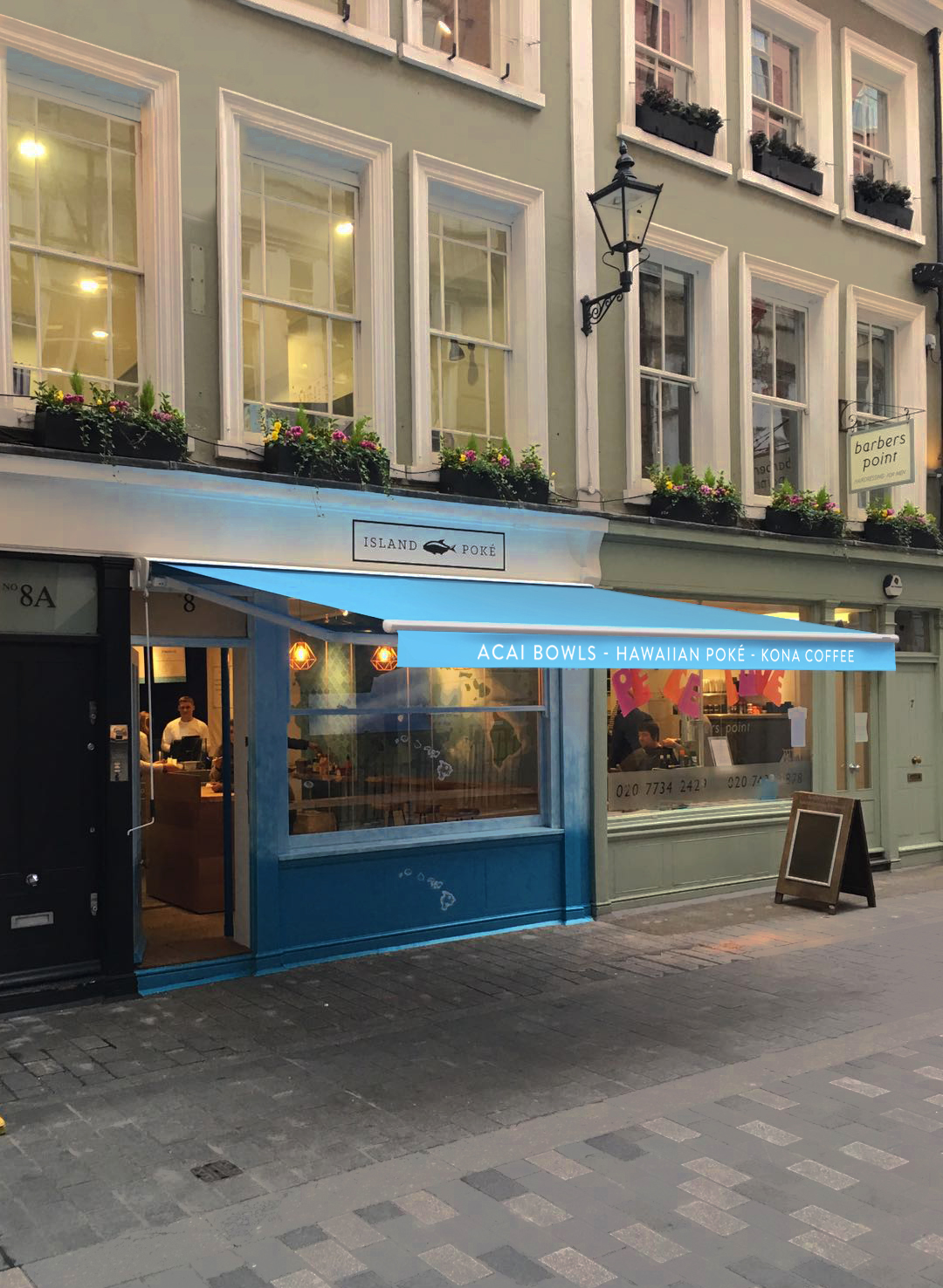 Classic awning by Morco at Island Poke