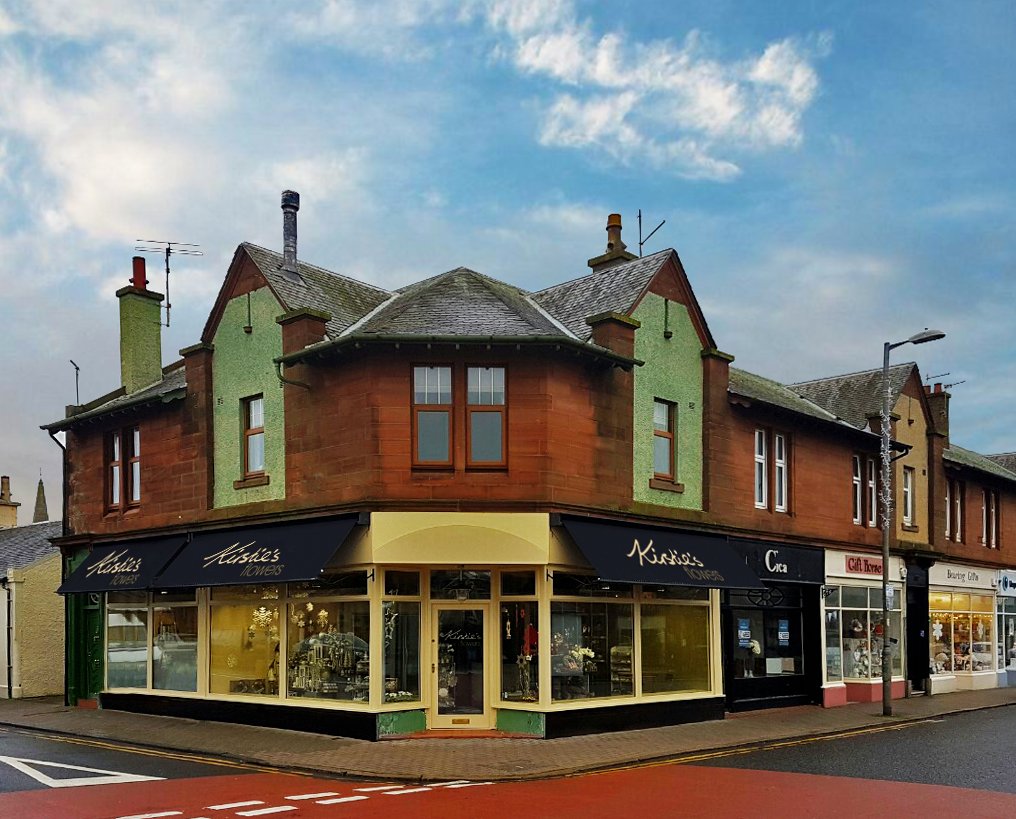 Victorian awnings at Kirstie's of Troon