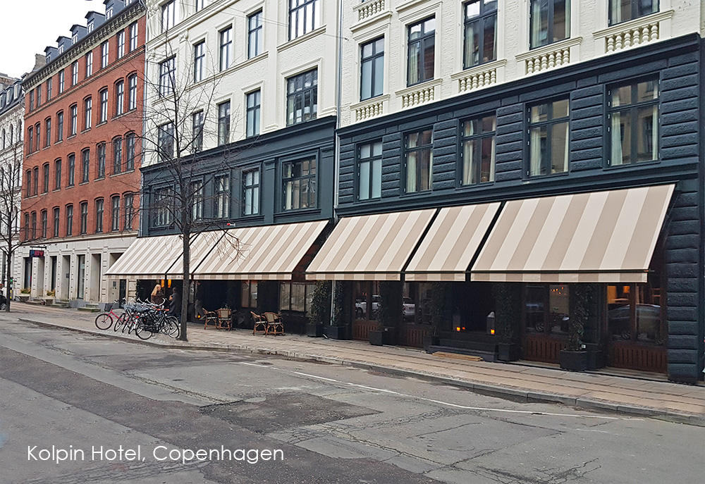 Kolpin Hotel awning Copenhagen