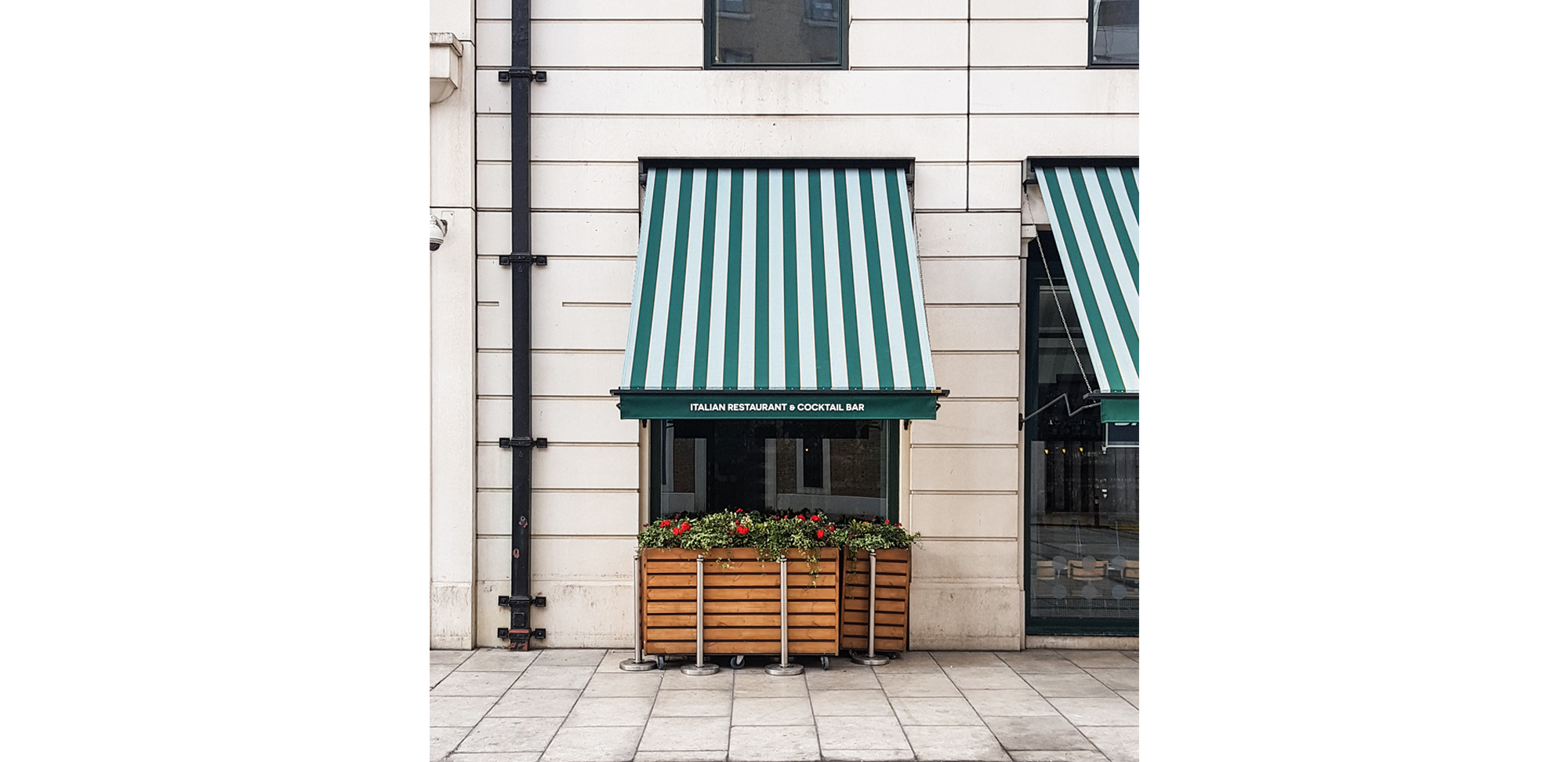 Victorian awning Locale Restaurant