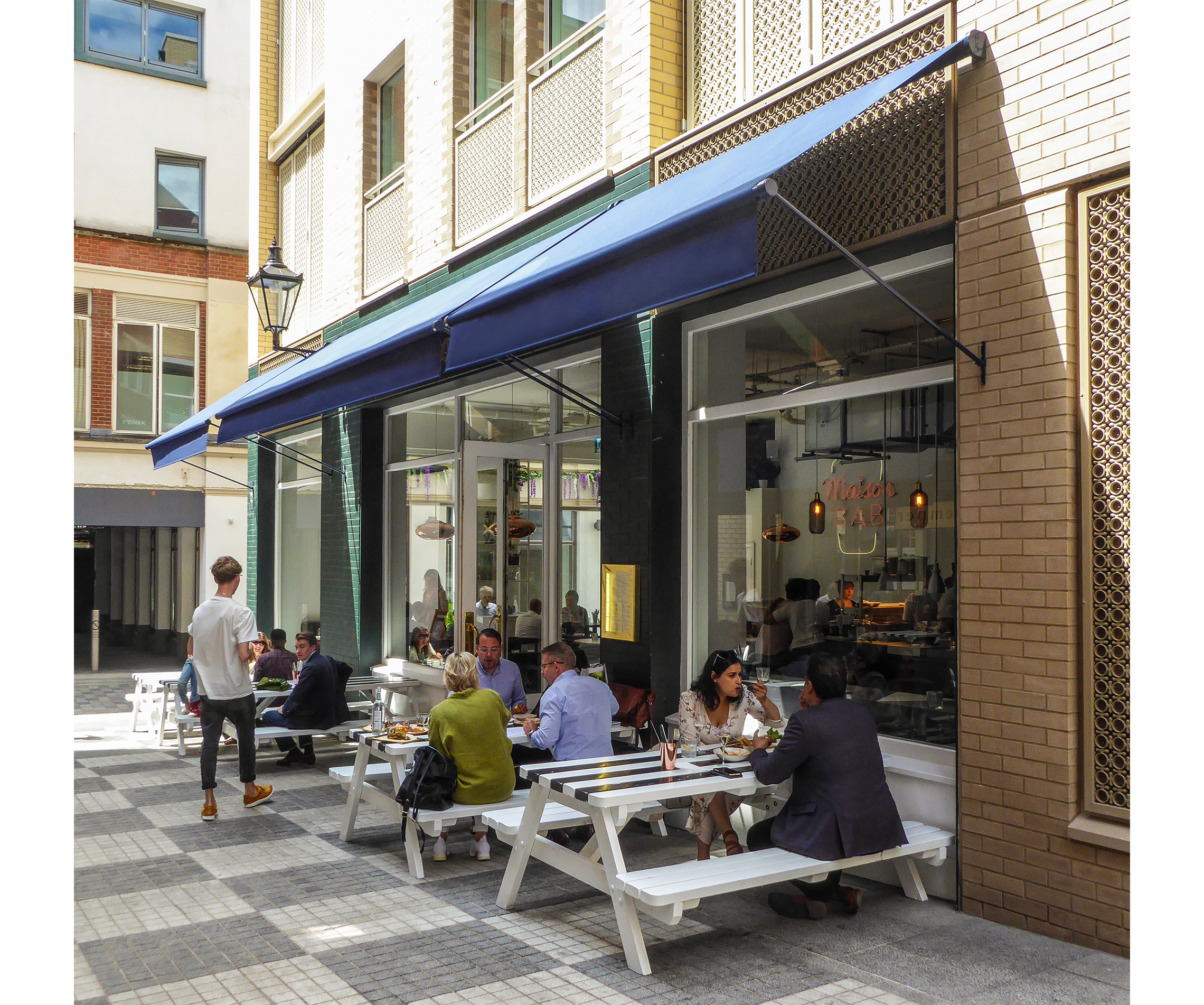Greenwich awnings Maison Bab