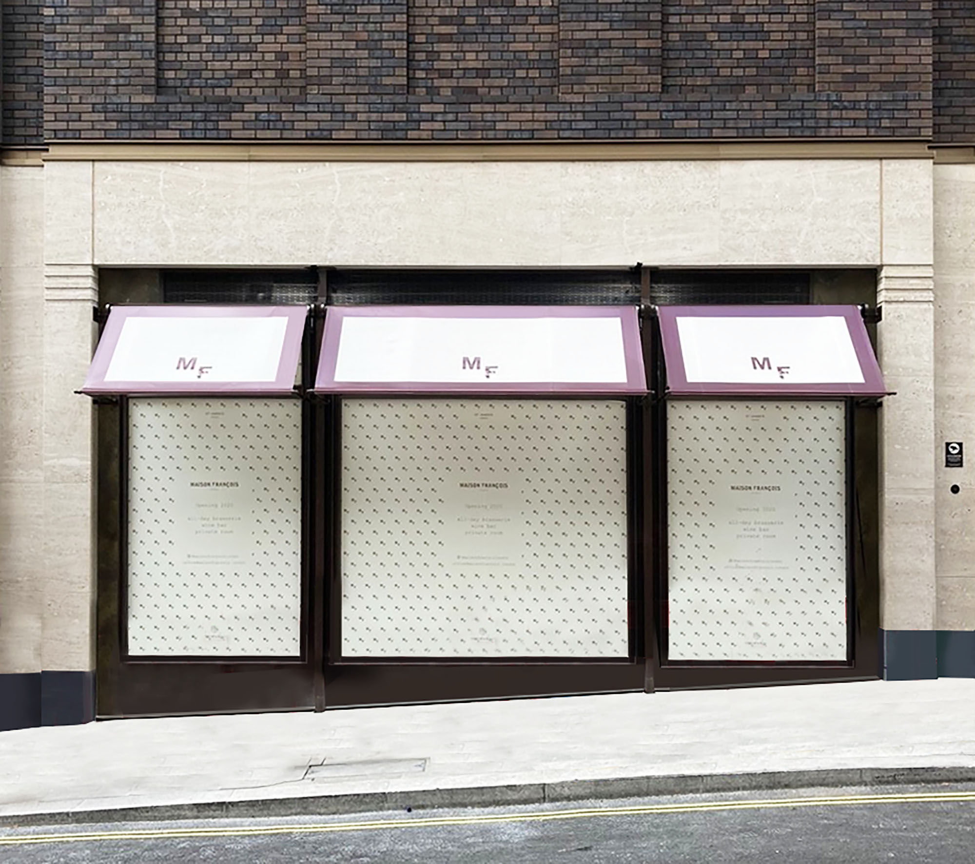 Marlesbury awning Maison Francois