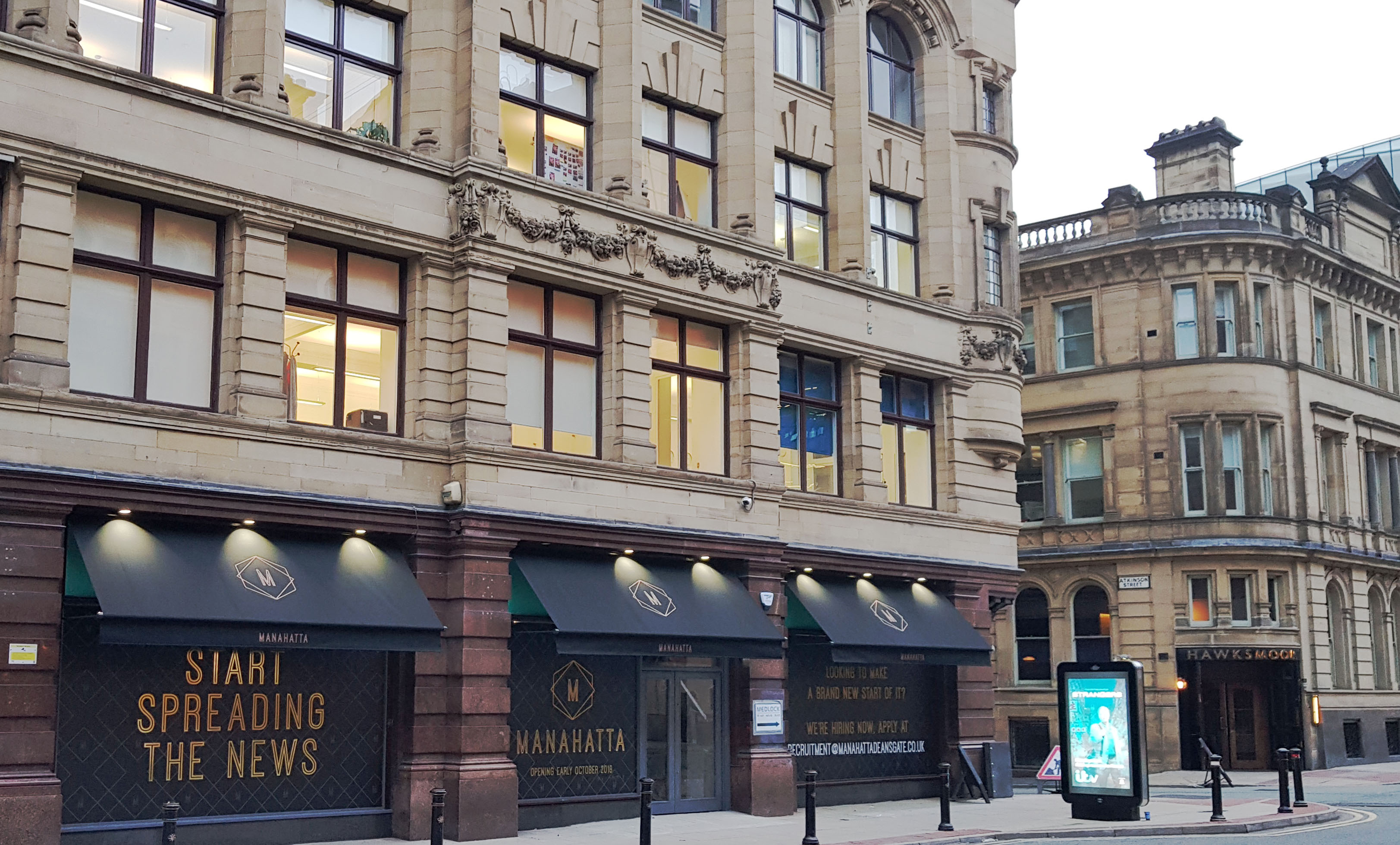 Greenwich awnings, Manahatta