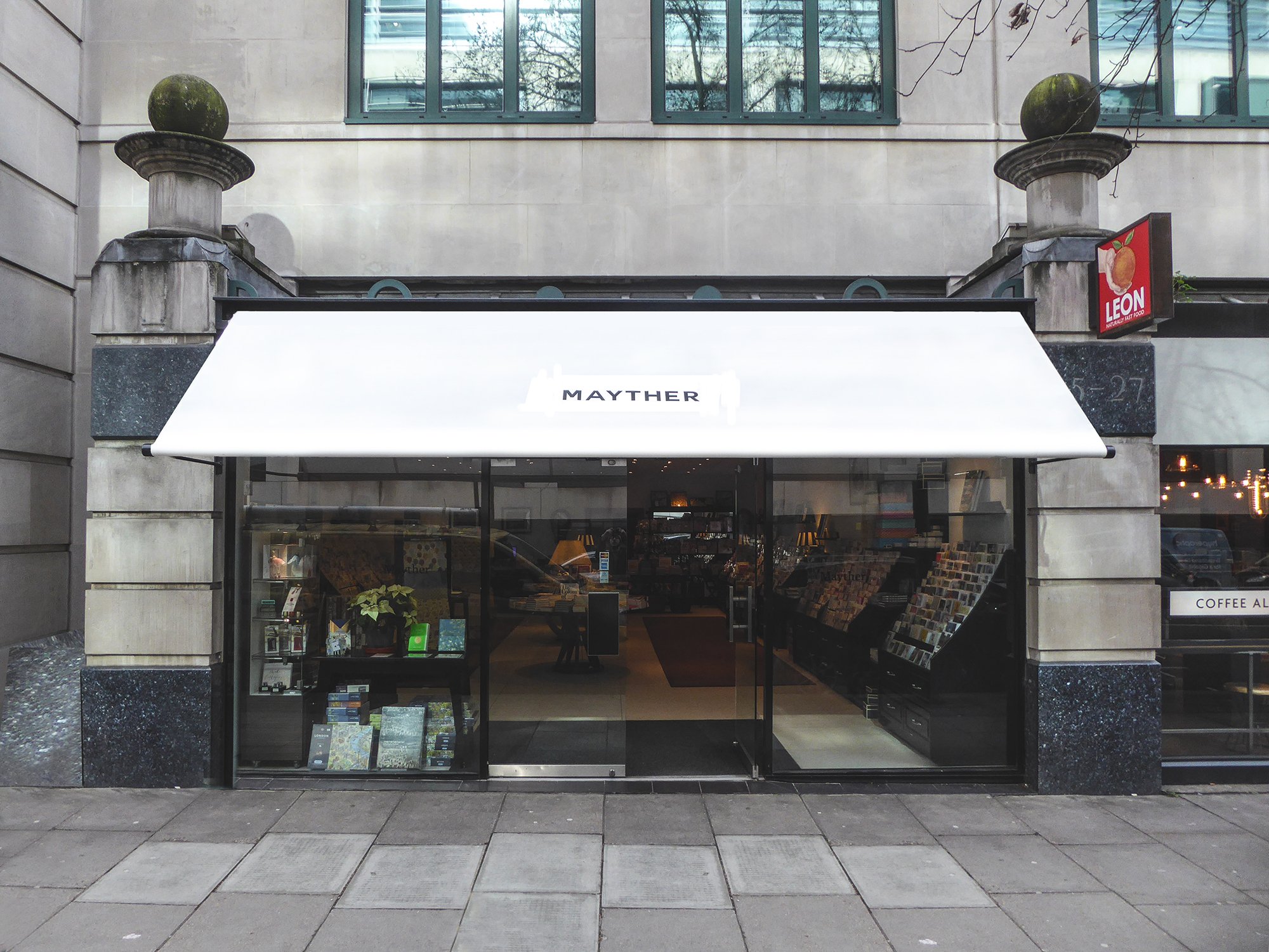 Greenwich awning Mayther