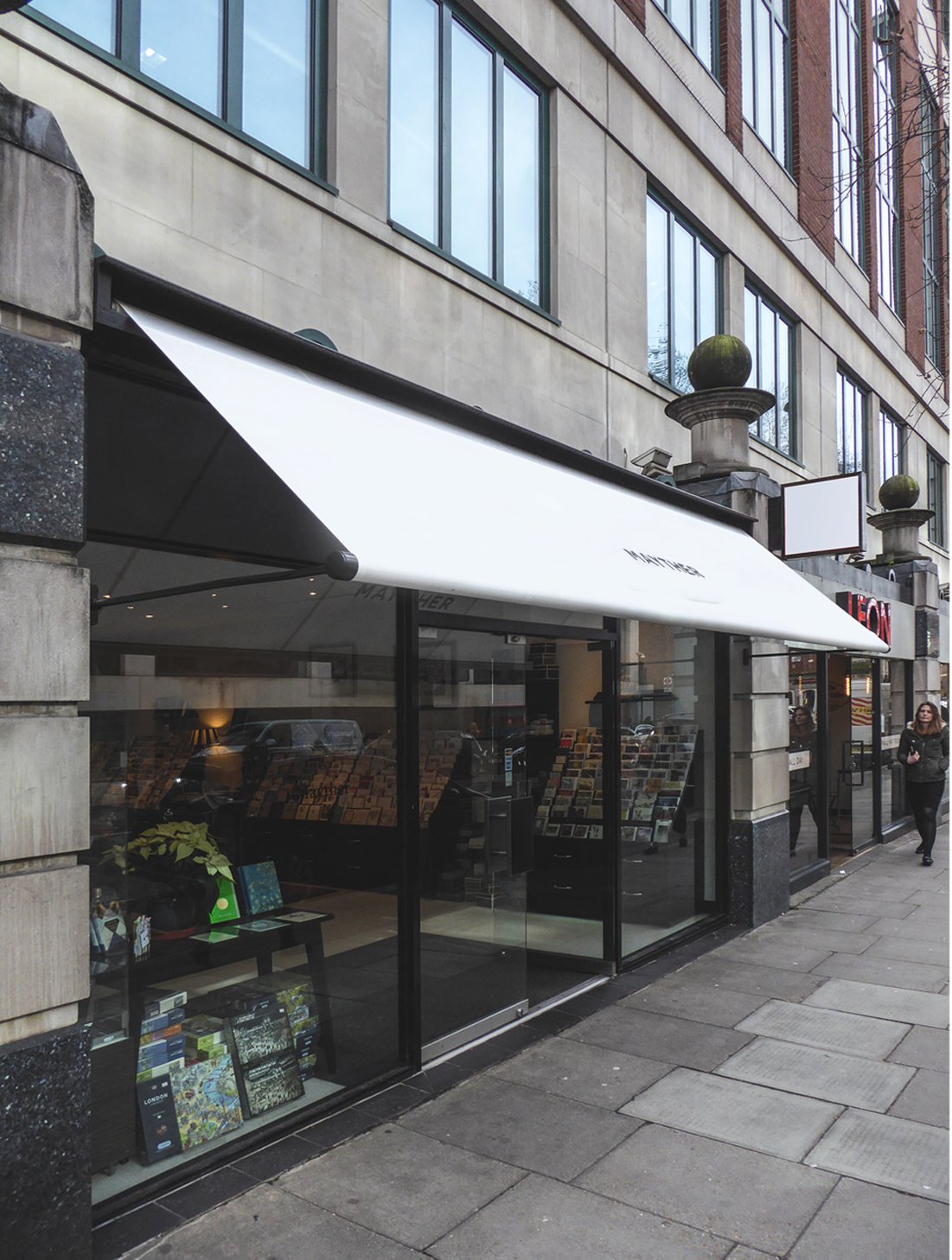 Greenwich awning Mayther