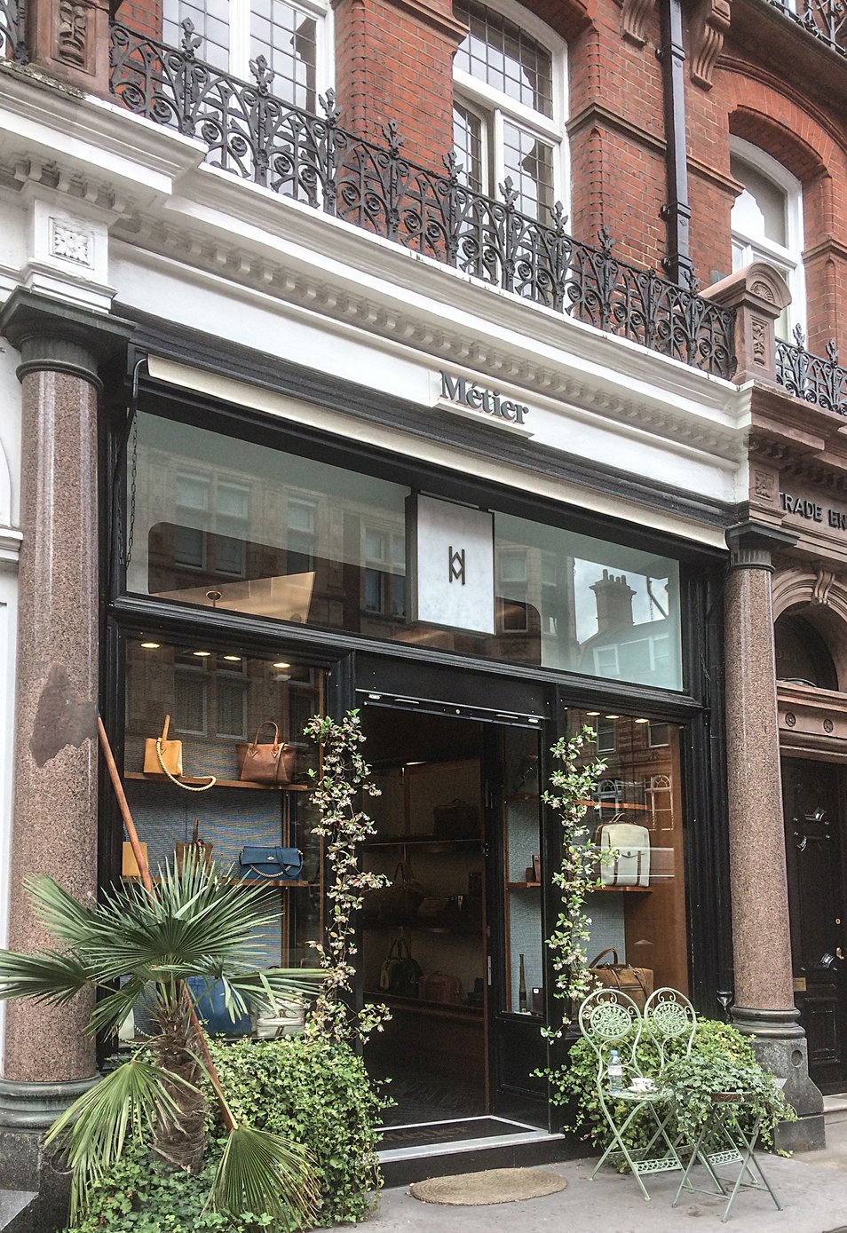 Victorian awning, Mayfair