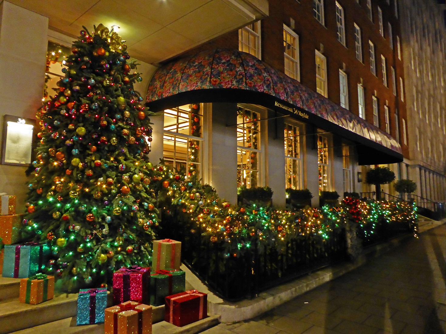 Christmas awnings 