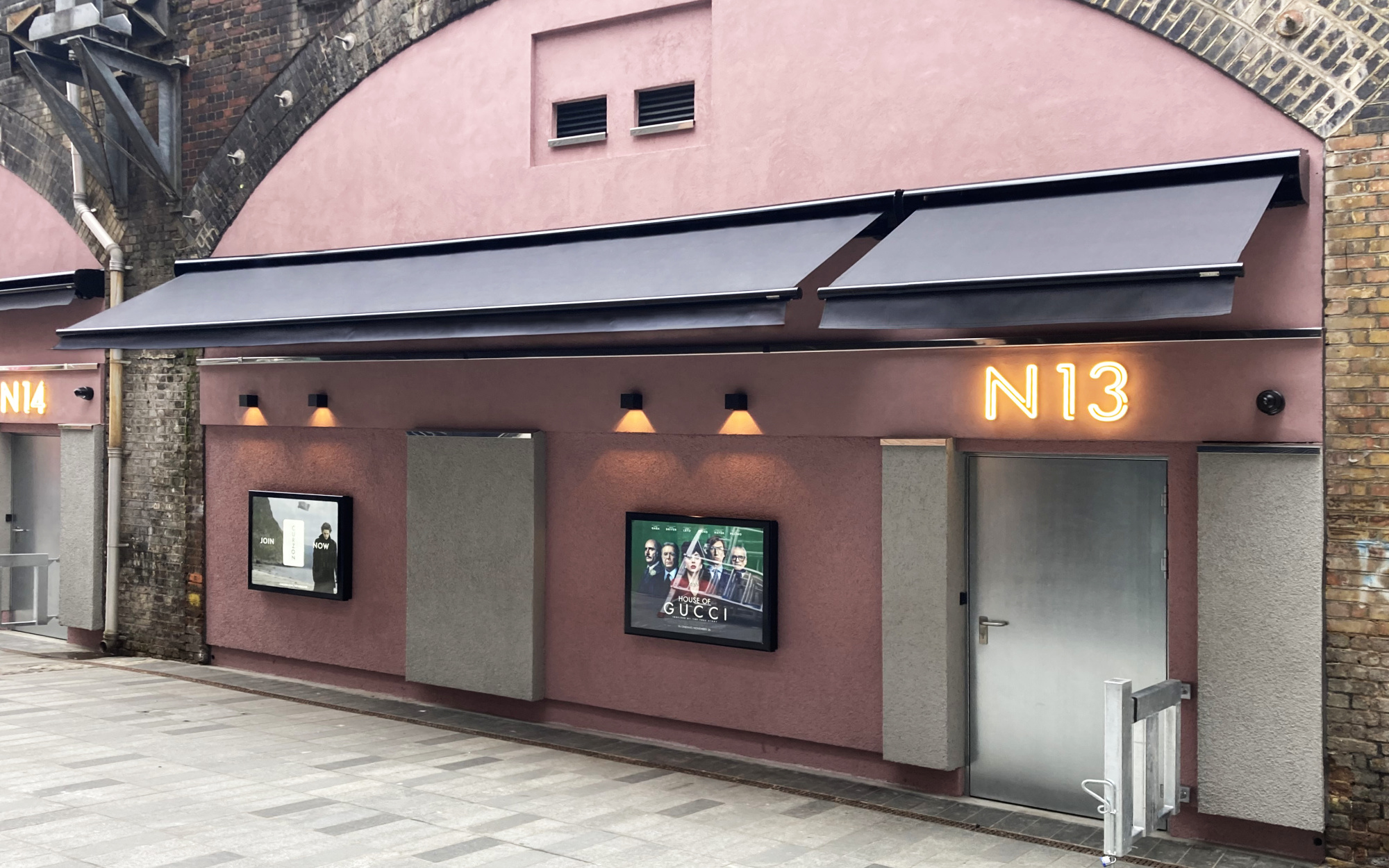 Classic Folding-Arm awnings at Curzon Camden