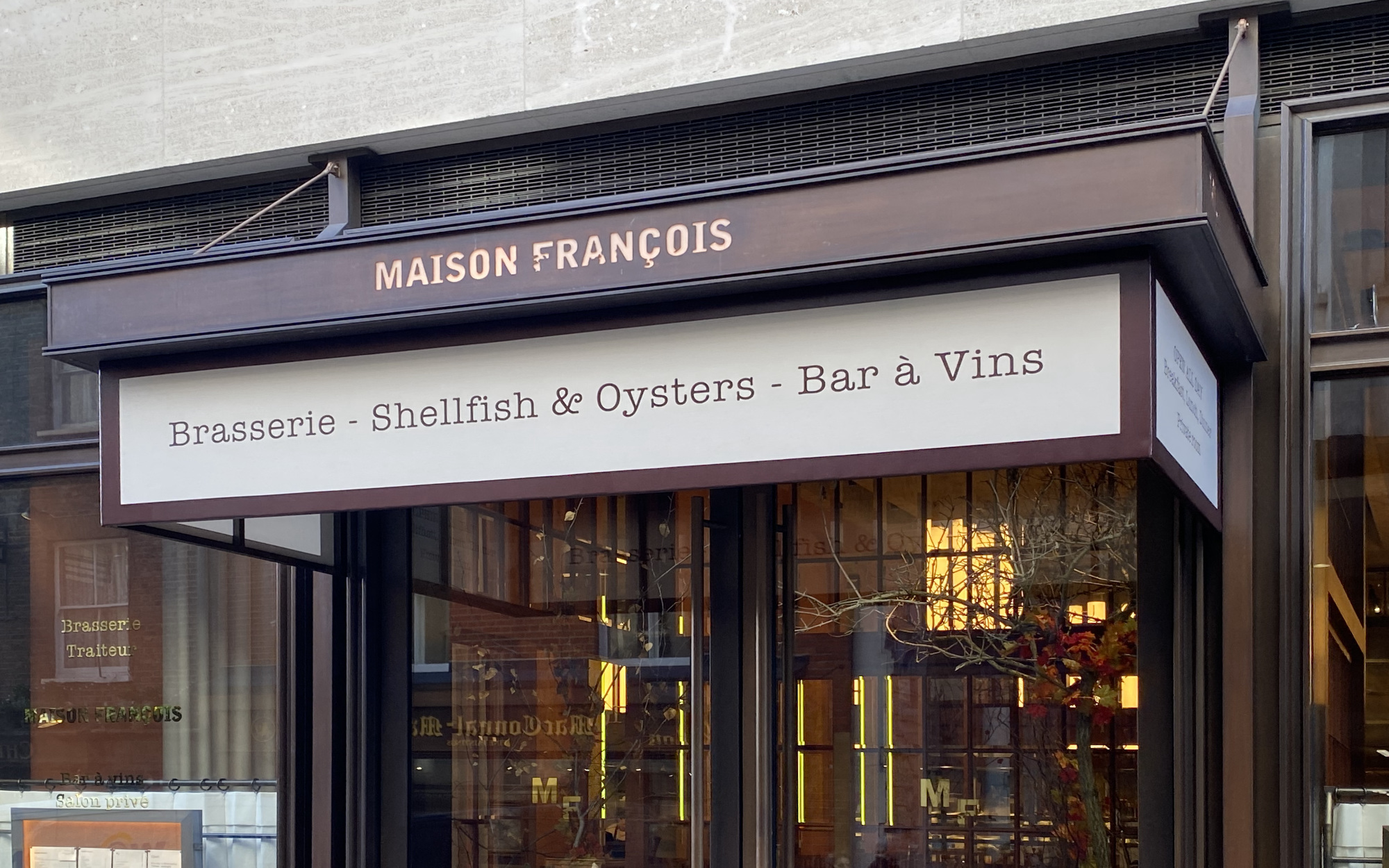 RIB® Bespoke Canopy at Maison François