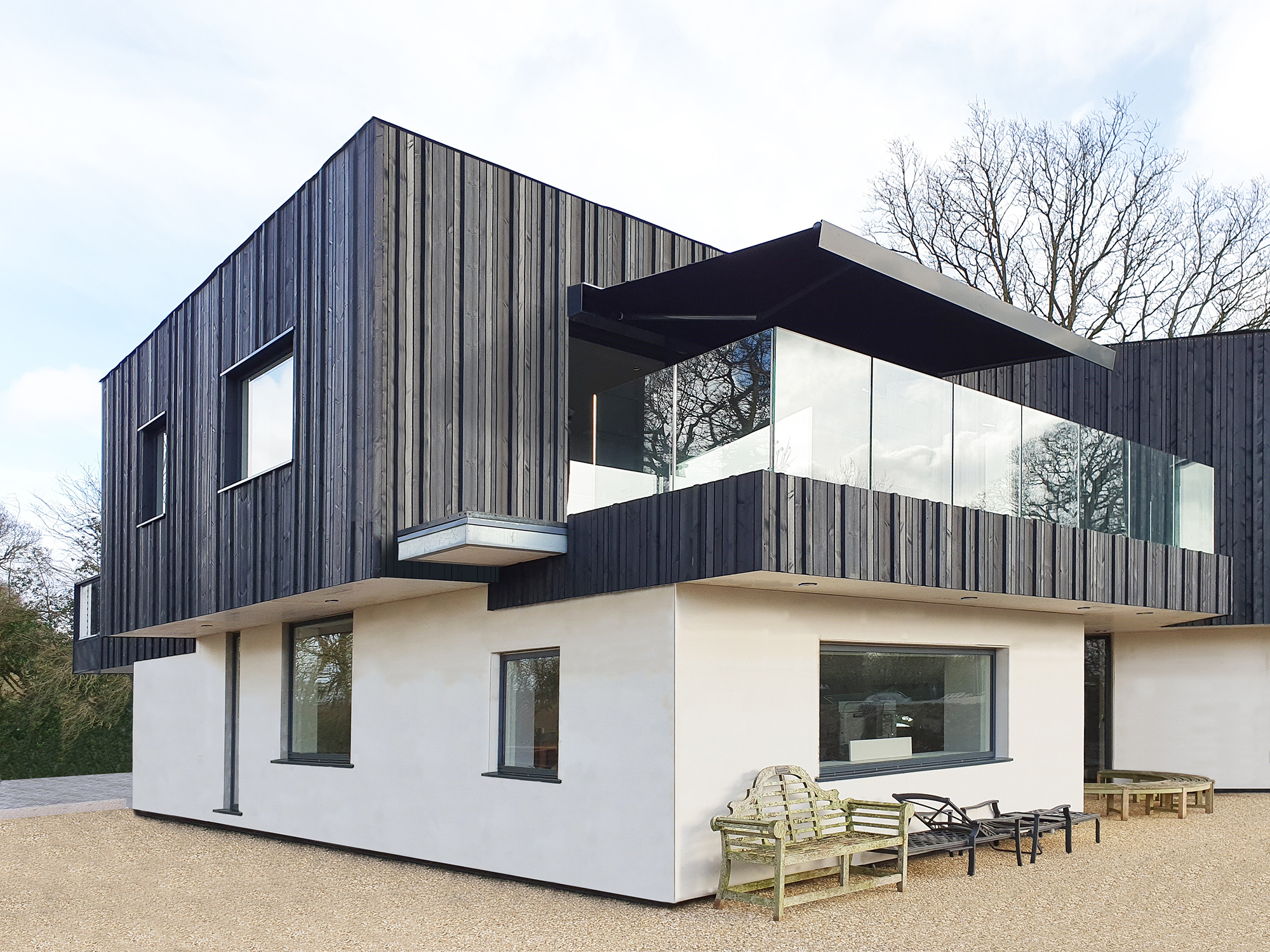 SQ2 awning, also a great choice for residential properties.