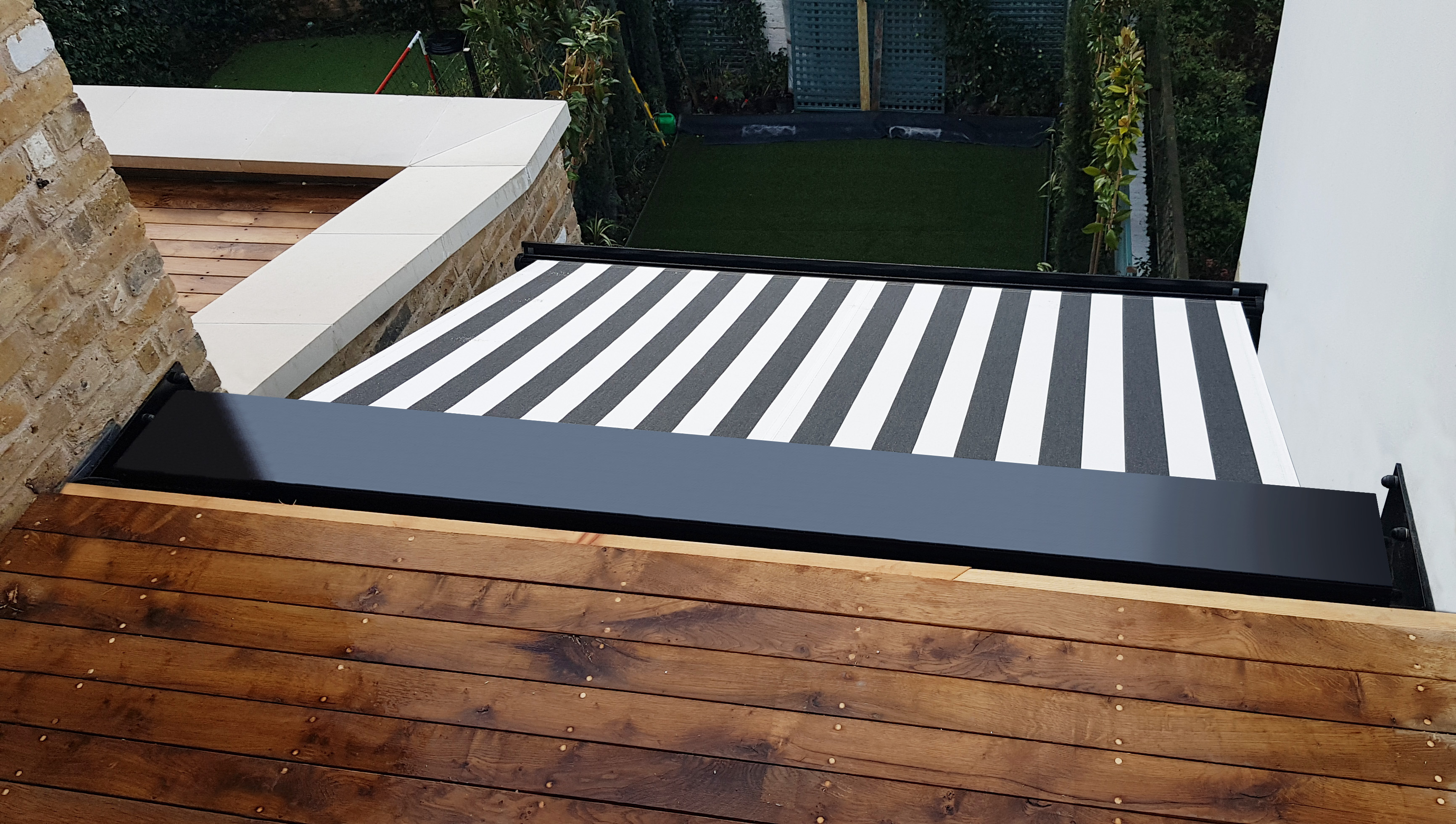 SQ2 awning, also a great choice for residential properties.