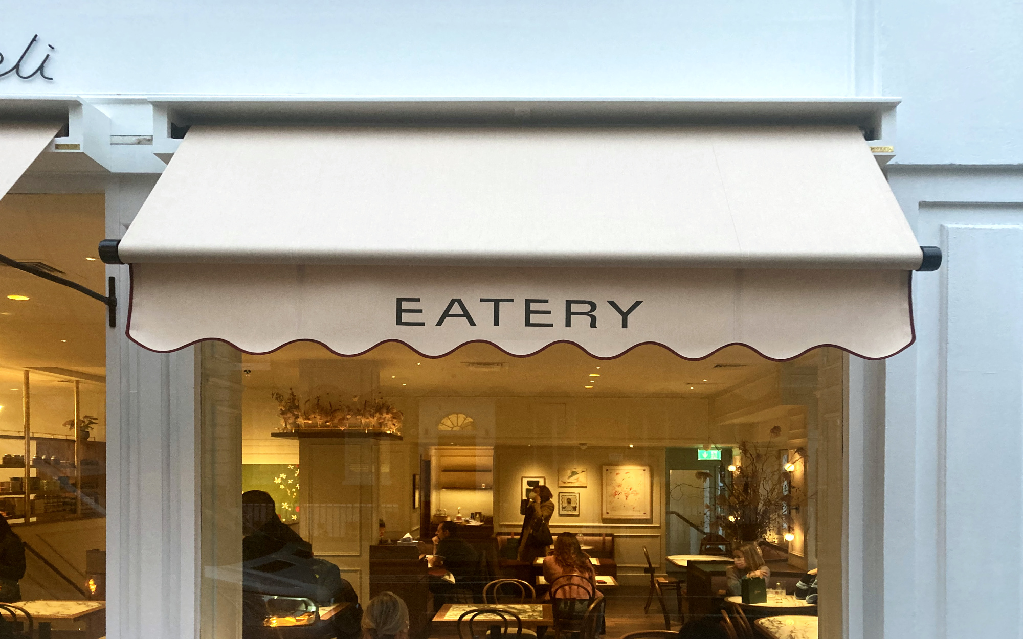 Greenwich® Awnings for Sloane Street Deli