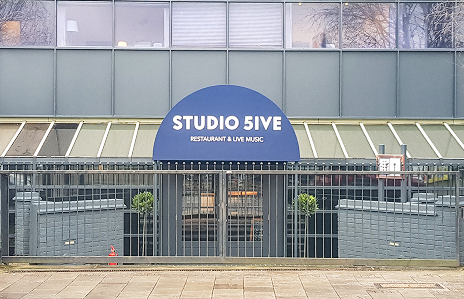 RIB® Bullnose Entrance Canopy at the Troubadour Theatre